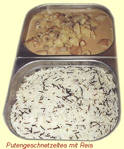 Putengeschnetzeltes mit Reis